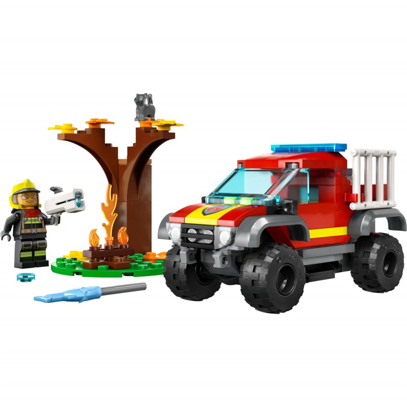 LEGO 60393 SPAŠAVANJE VATROGASNIM VOZILOM 4X4