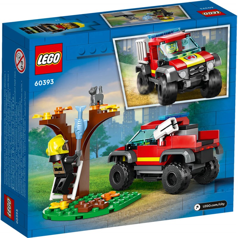 LEGO 60393 SPAŠAVANJE VATROGASNIM VOZILOM 4X4