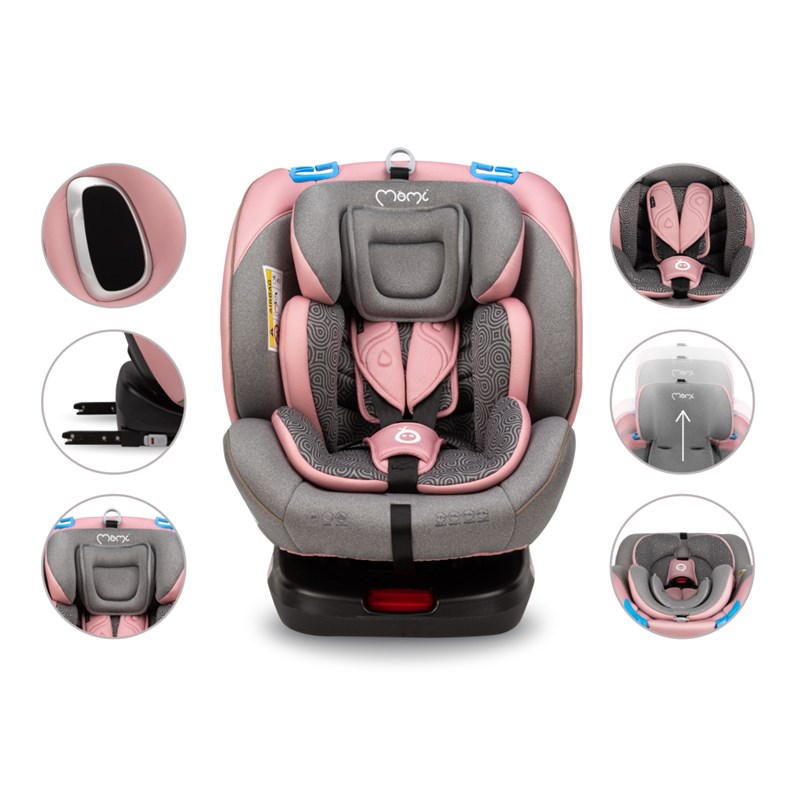 MOMI TORDI AUTOSJEDALICA 360,PINK