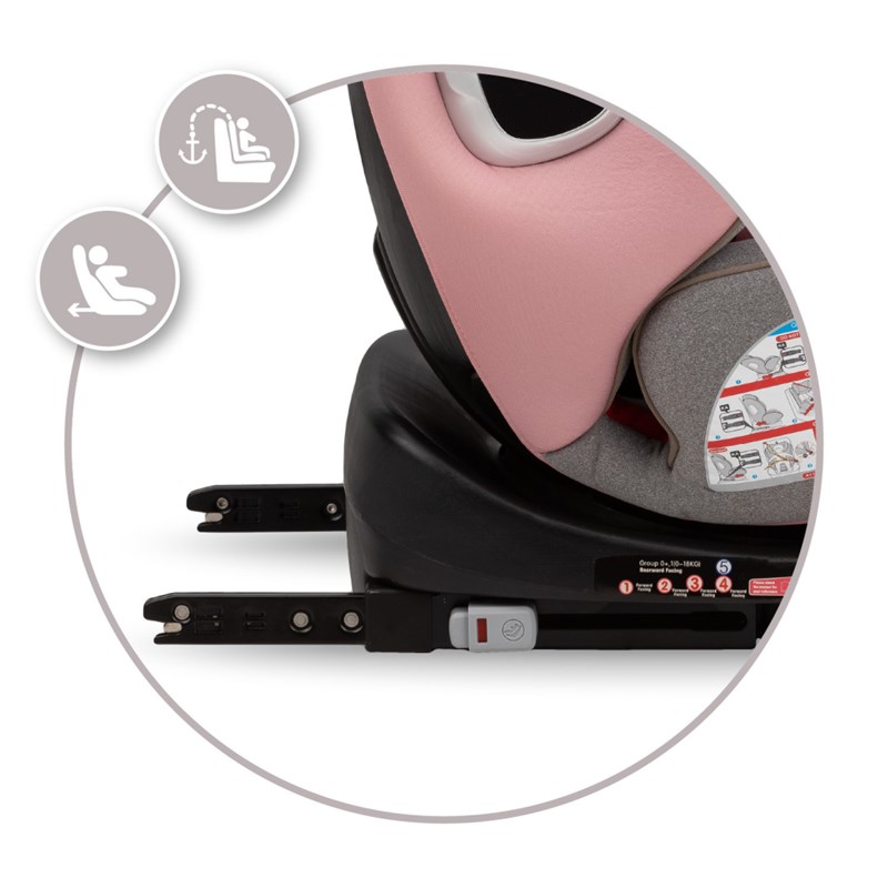 MOMI TORDI AUTOSJEDALICA 360,PINK