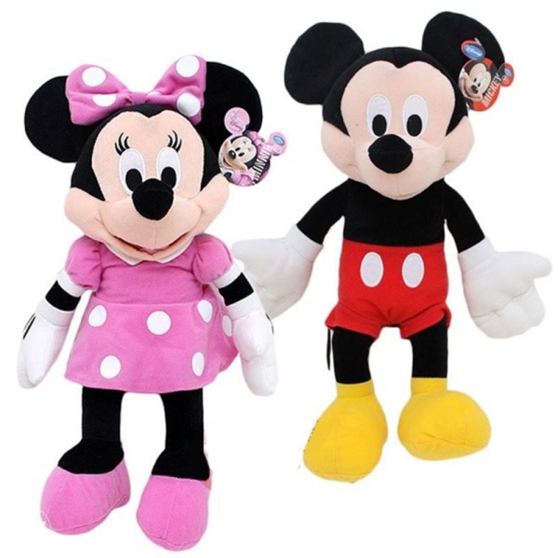 PLIŠ MICKEY AND MINNIE 60CM EUR.