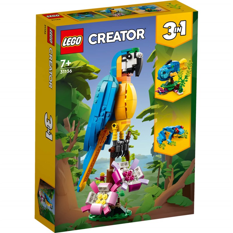 LEGO 31136 EGZOTIČNA PAPIGA