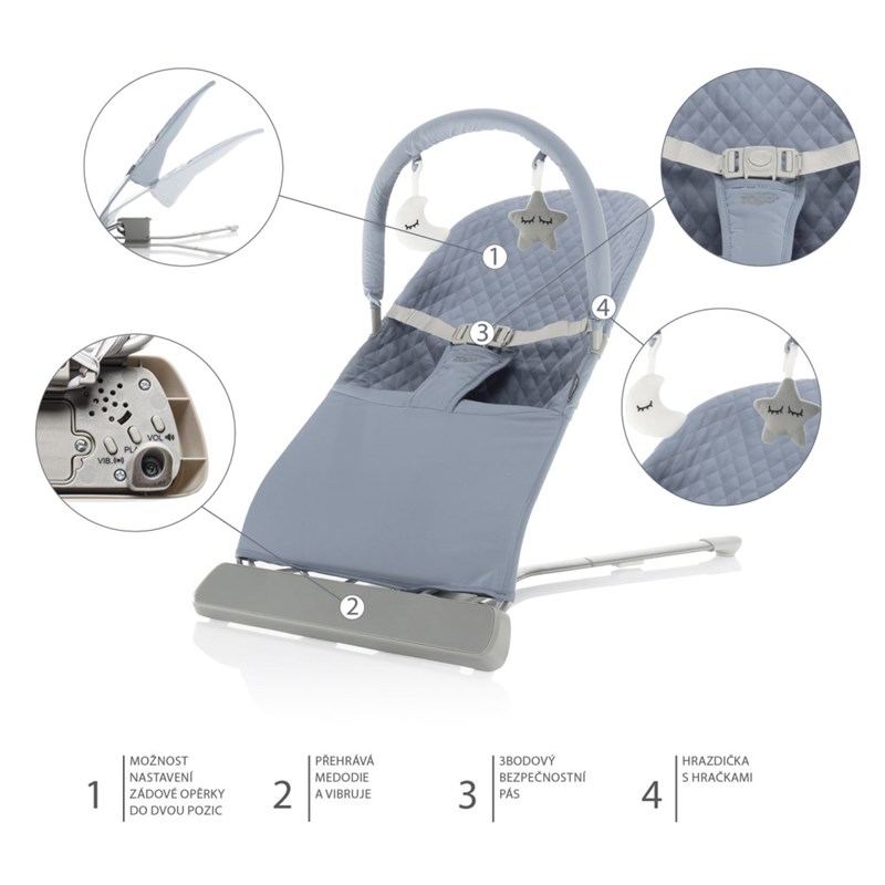 ZOPA ROKER SIESTA,DIAMOND GREY
