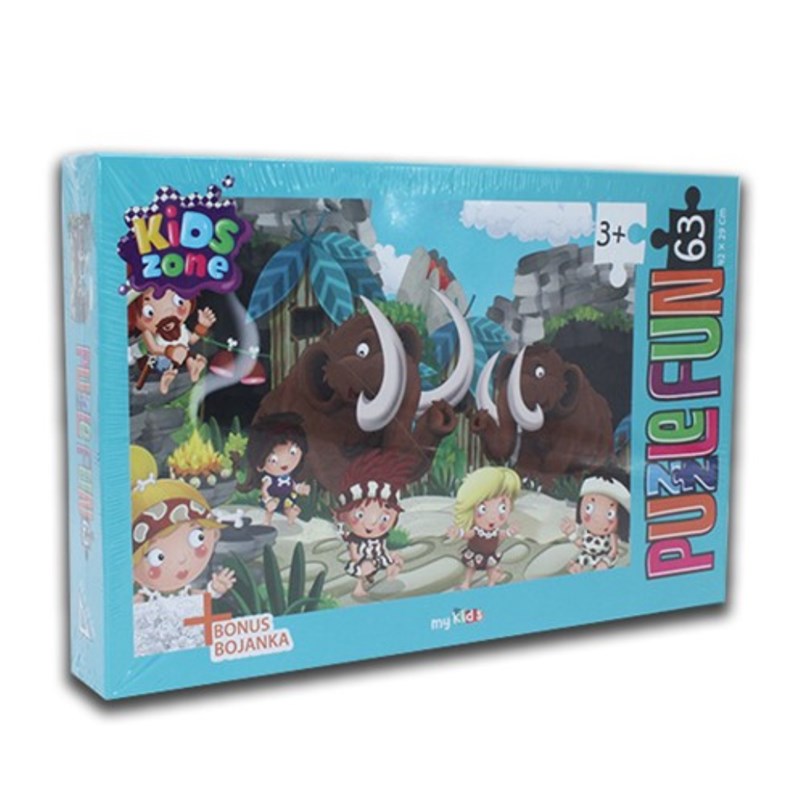 PUZZLE FUN 63,42X29CM LEDENO DOBA,VRABAC