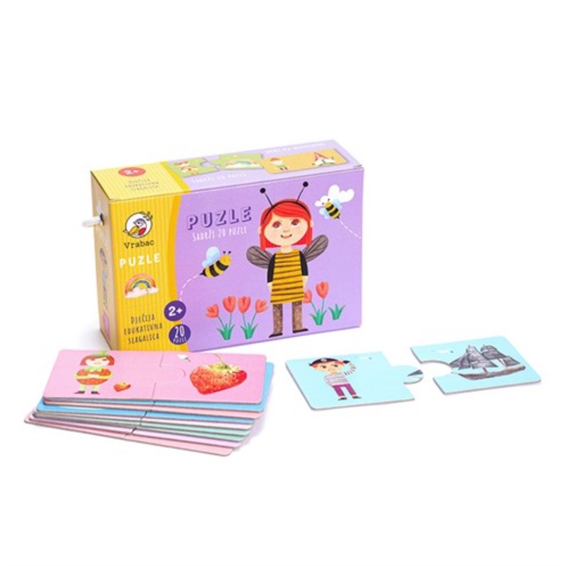 PUZZLE TODDLER MASKENBAL ZA DJECU 2+,VRABAC