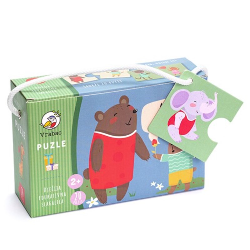 PUZZLE TODDLER,RODITELJI I DJECA 2+,VRABAC