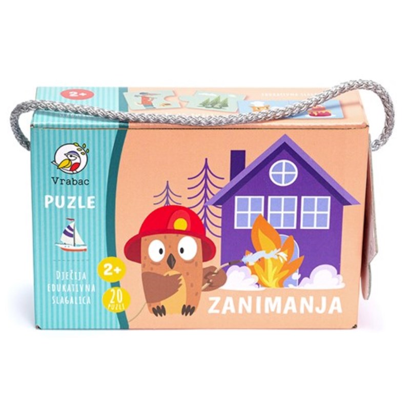 PUZZLE TODDLER,ZANIMANJA 2+,VRABAC