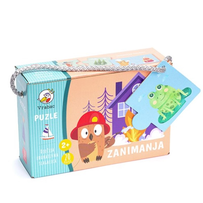 PUZZLE TODDLER,ZANIMANJA 2+,VRABAC