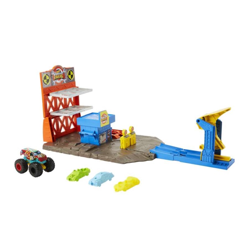 HOT WHEELS MONSTER TRUCKS BLAST STATION