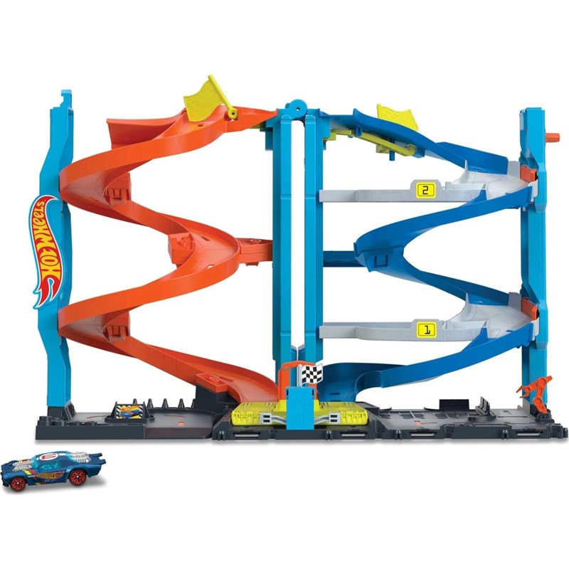 HOT WHEELS TRANSFORMING RACE TOWER 2U1