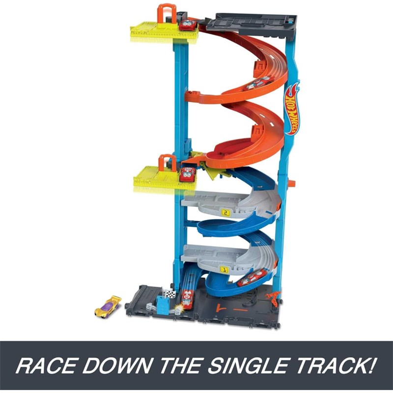 HOT WHEELS TRANSFORMING RACE TOWER 2U1