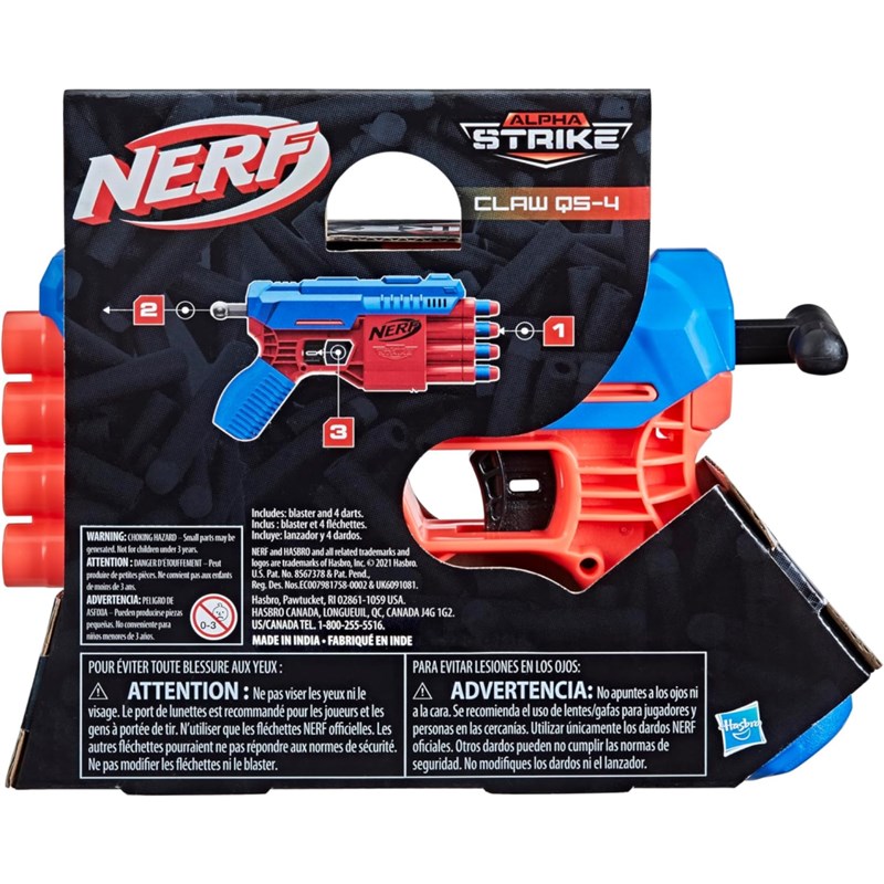 NERF ALPHA STRIKE CLAW QS PIŠTOLJ M.