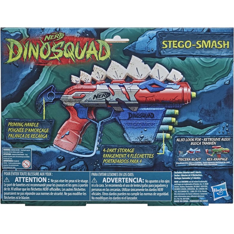 NERF STEGOSMASH BLASTER M.