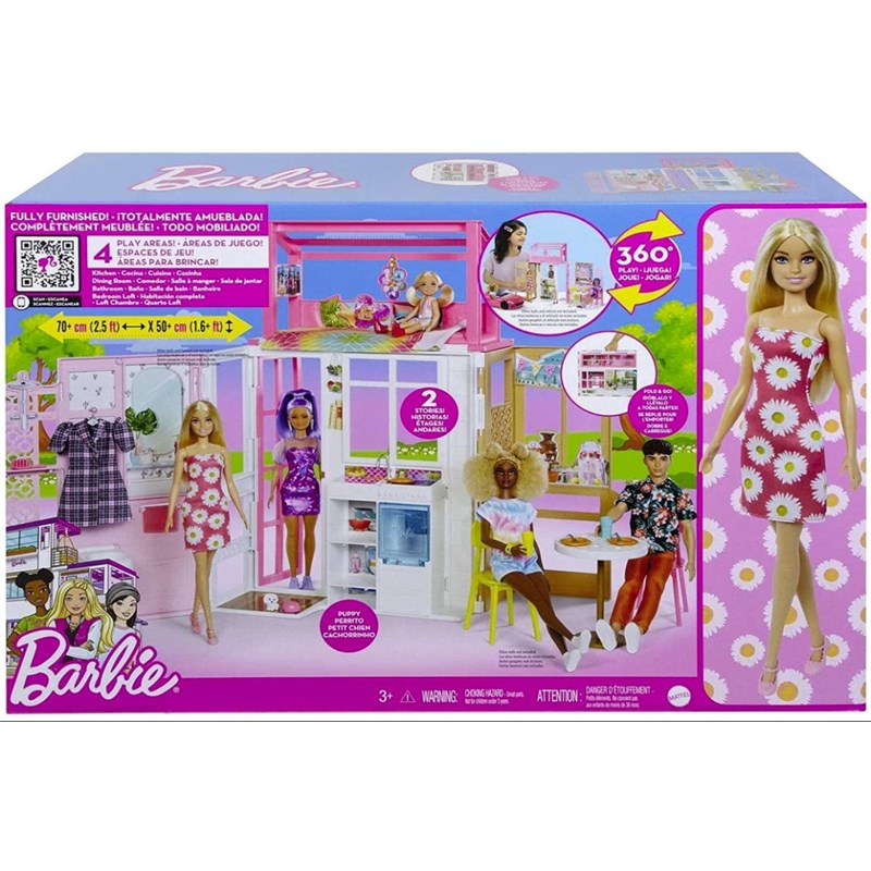 BARBIE SET SKLOPIVA KUĆICA