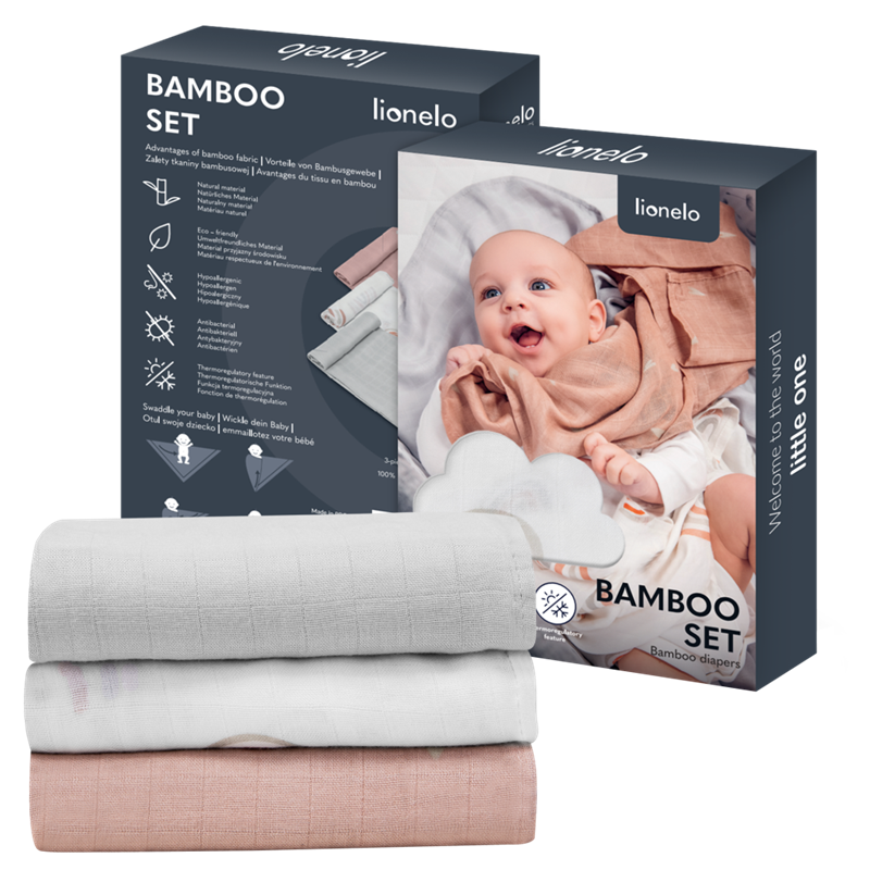 LIONELO BAMBOO SET PELENE RAINBOW