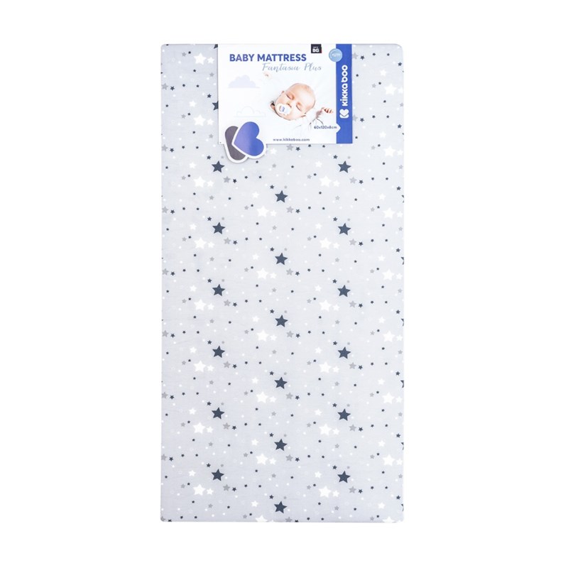 KIKKA BOO FANTASIA MADRAC PLUS 60/120/8,STARS GREY