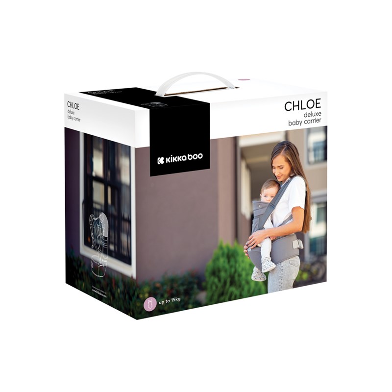 KIKKA BOO CHLOE 3U1 MESH NOSILJKA ,BLACK