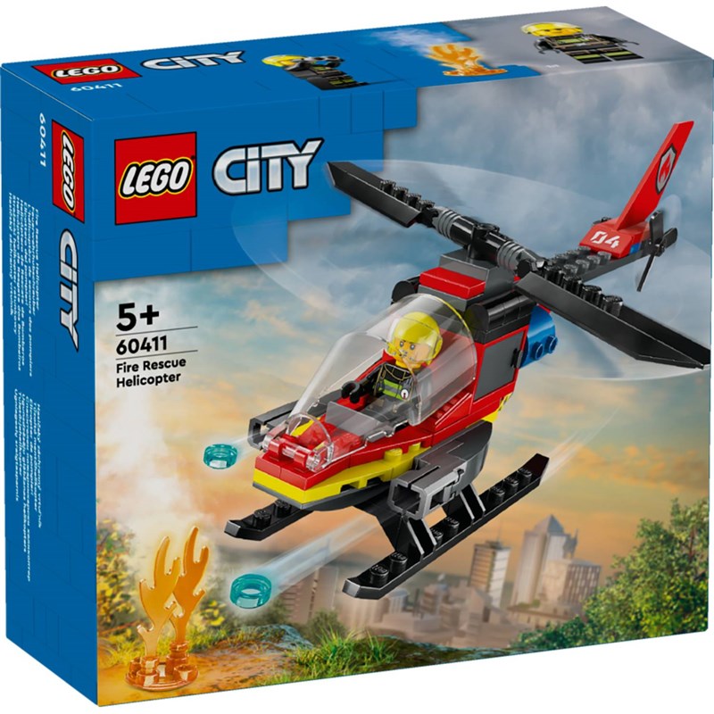 LEGO 60411 VATROGASNI SPASILAČKI HELIKOPTER