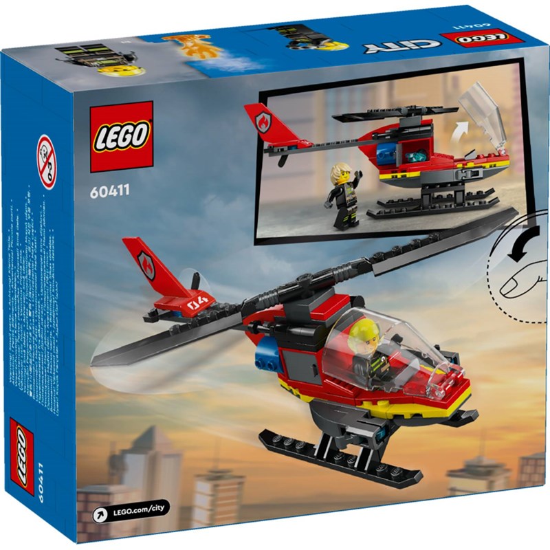 LEGO 60411 VATROGASNI SPASILAČKI HELIKOPTER