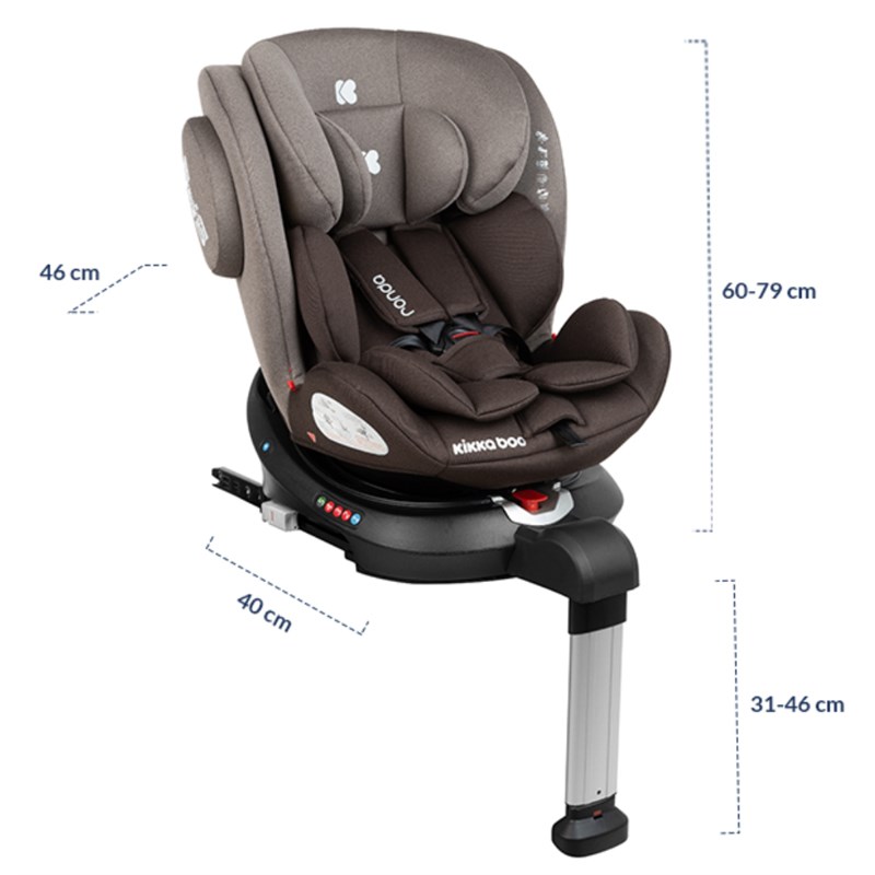 AUTOSJEDIŠTE RONDA ISOFIX ORANGE 0-36KG