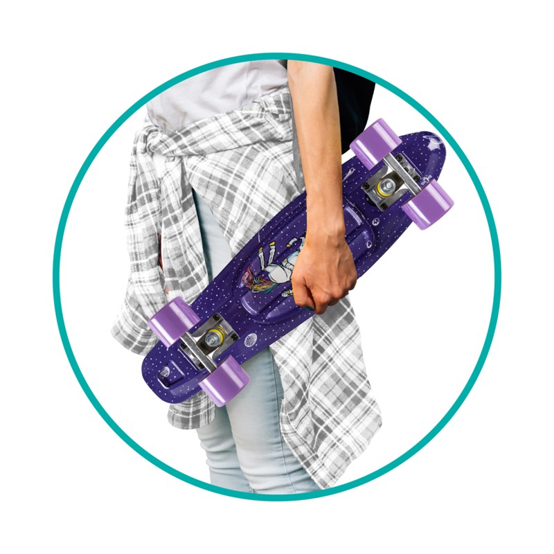 QKIDS GALAXY SKATEBOARD JEDNOROG