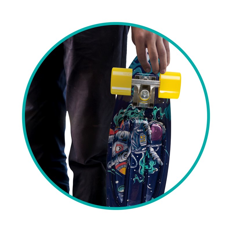 QKIDS GALAXY SKATEBOARD ASTRONAUT