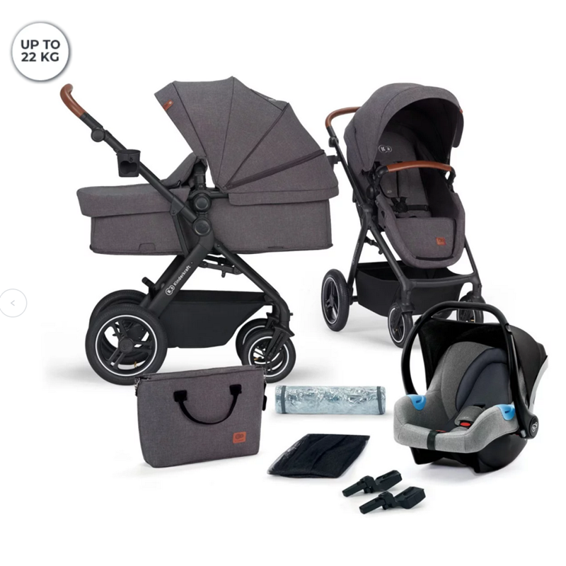 KINDERKRAFT KOLICA 3U1 B-TOUR(MINK) DARK GREY