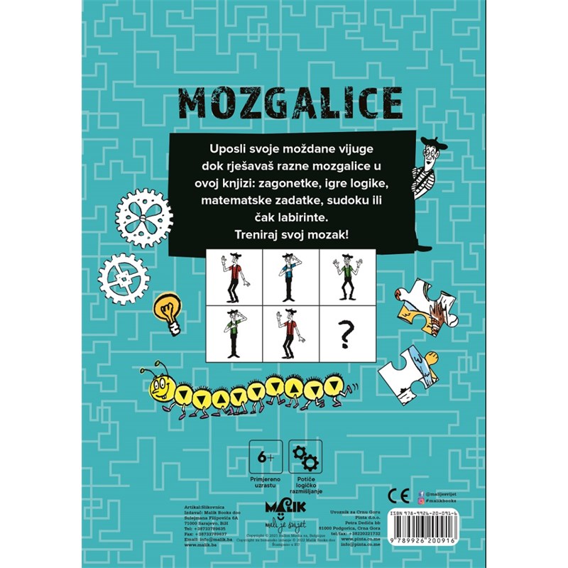 MOZGA-LICE PLAVA 6+ M.