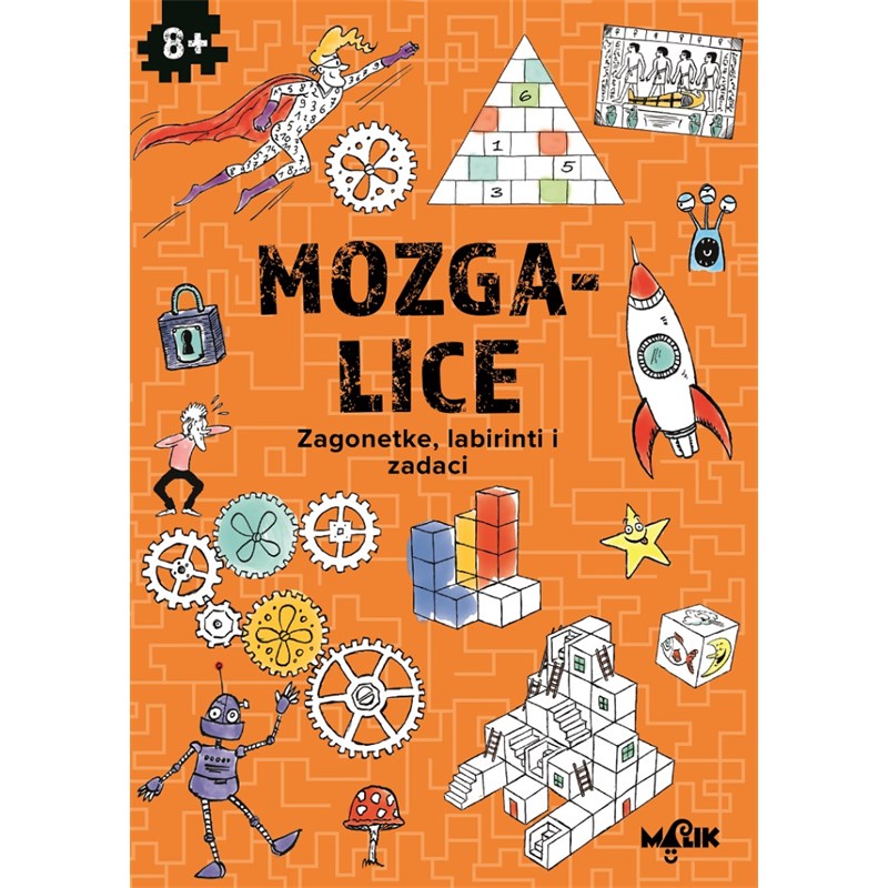 MOZGA-LICE NARANČASTA 8+ M.