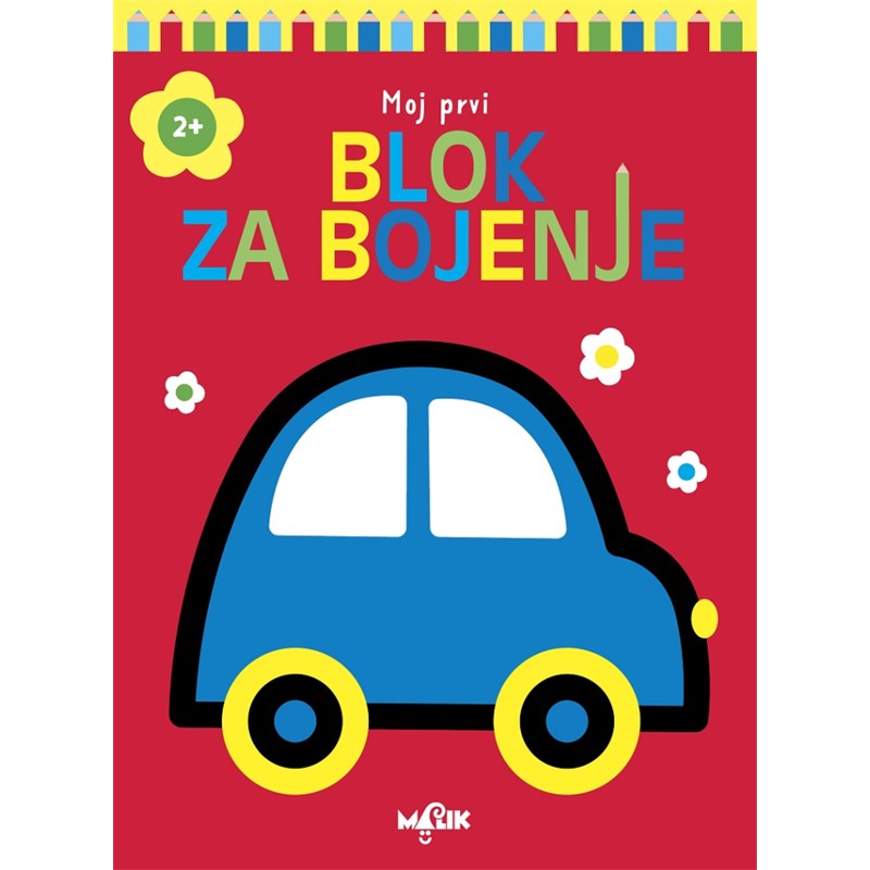 BLOK ZA BOJENJE-CRVENI AUTO MB.