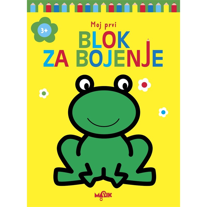 BLOK ZA BOJENJE-ŽUTI ŽABA MB.