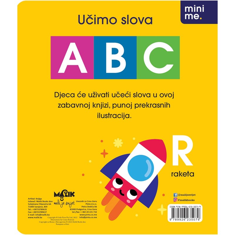 MINI ME-UČIMO SLOVA ABC MB.