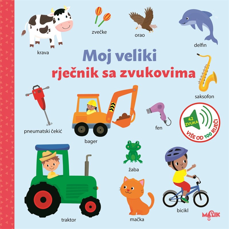 MOJ VELIKI RIJEČNIK SA ZVUKOVIMA-42 ZVUKA MB.