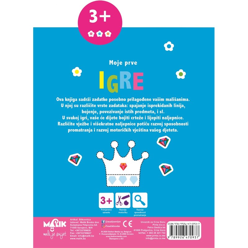 MOJA VJEŽBANKA 3+PLAVA MB.