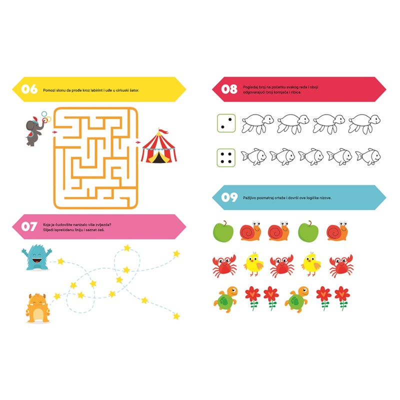 MOJA VJEŽBANKA 5+ ROZA MB.