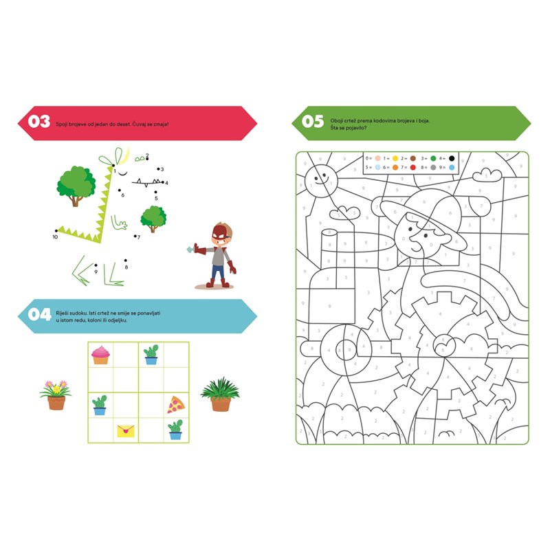 MOJA VJEŽBANKA 5+ ROZA MB.