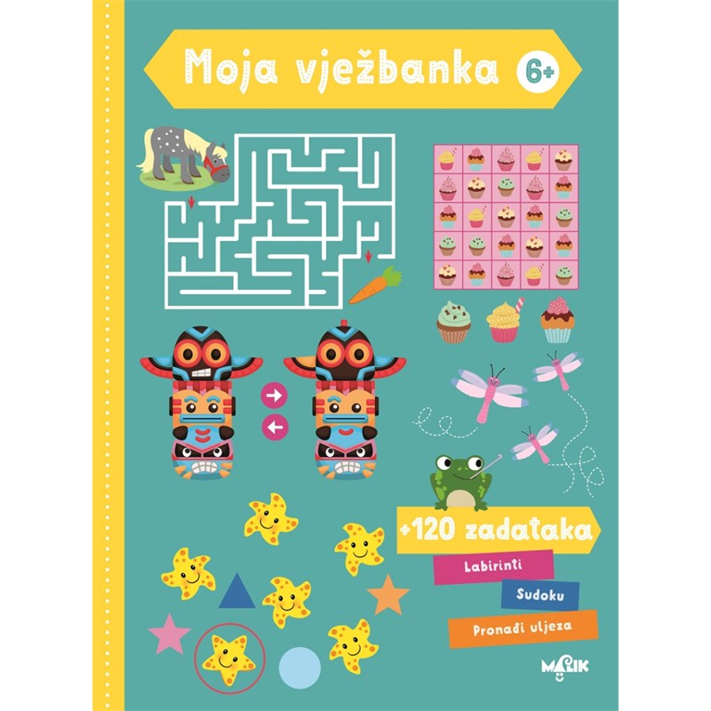 MOJA VJEŽBANKA 6+ ZELENA MB.