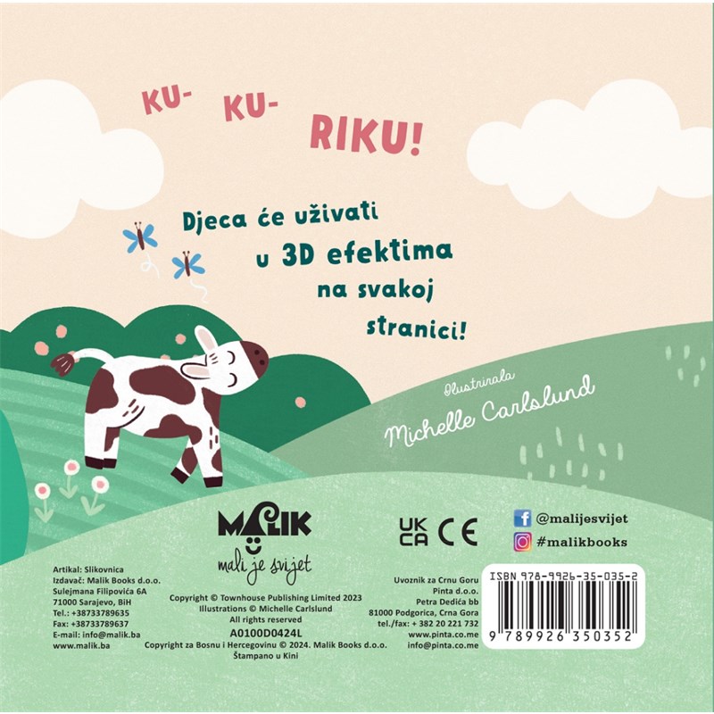 POP-UP IZNENAĐENJA-SEOSKE ŽIVOTINJE MB.