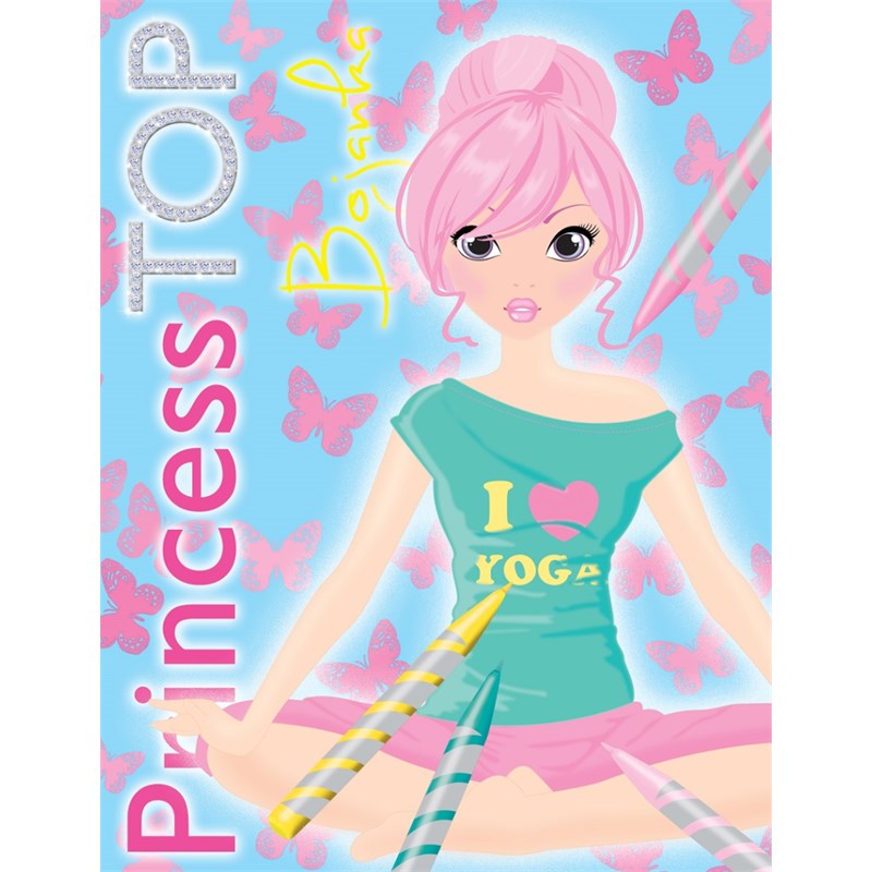 PRINCESS TOP-BOJANKA PLAVA MB.