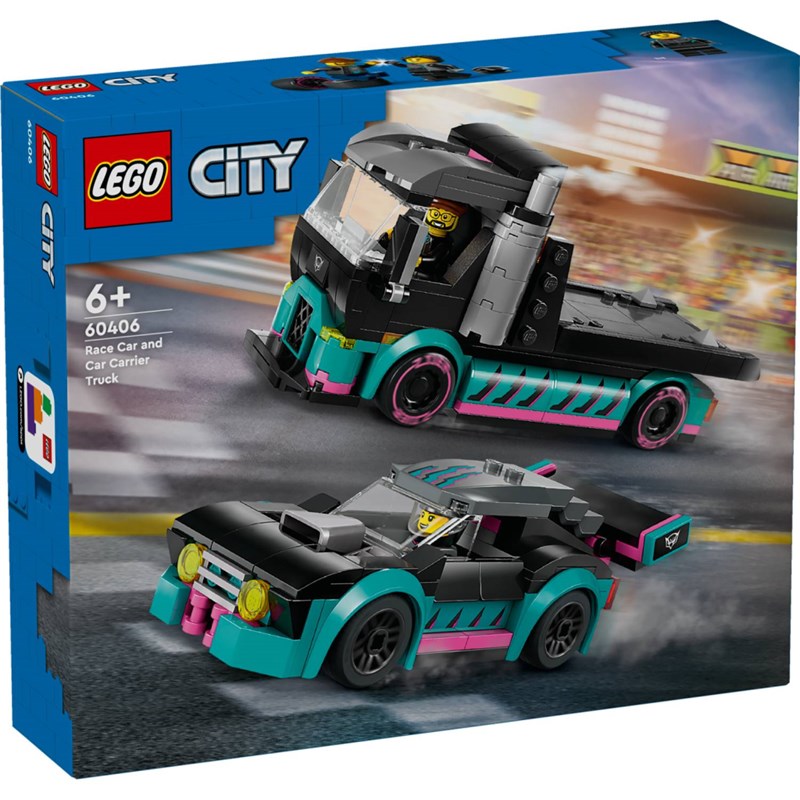 LEGO 60406 TRKAĆI AUTO I KAMION ZA PREVOZ