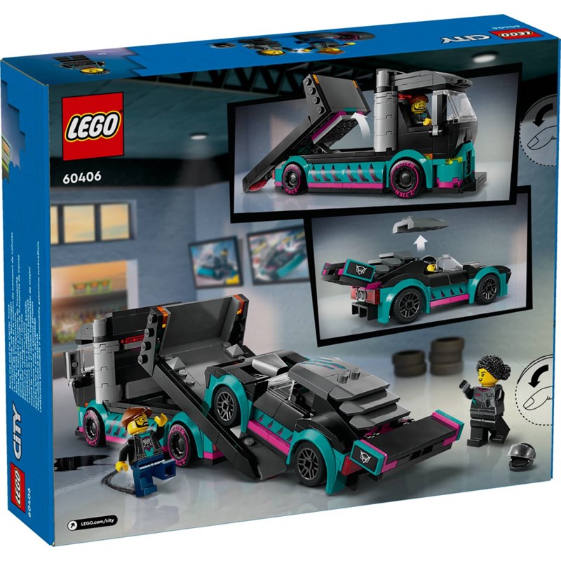 LEGO 60406 TRKAĆI AUTO I KAMION ZA PREVOZ