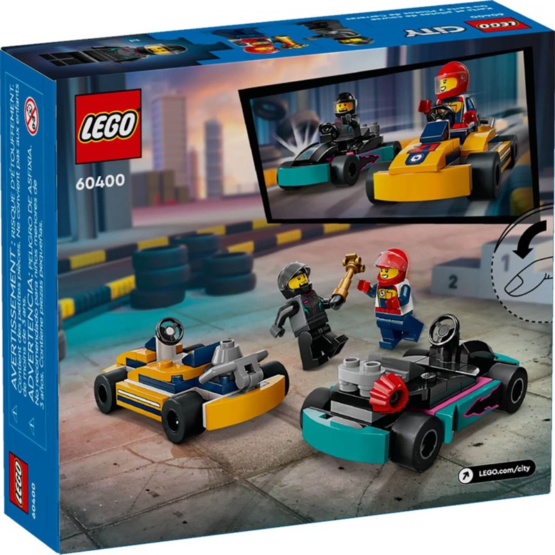 LEGO 60400 GO-KARTS I VOZAČ