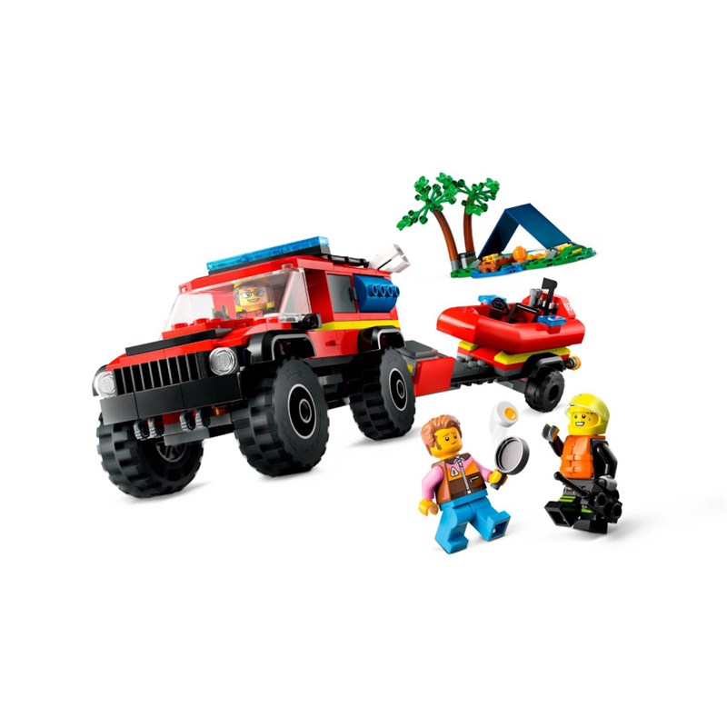 LEGO 60412 VATROGASNO VOZILO 4*4 SA SPASILAČKIM ČAMCEM