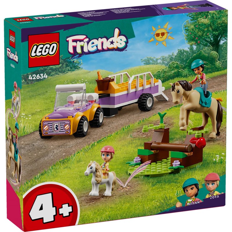 LEGO 42634 PRIKOLICA ZA KONJE I PONIJE