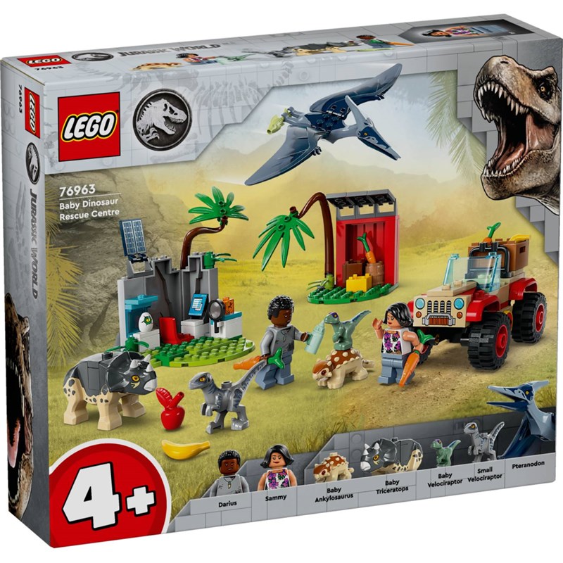 LEGO 76963 SPASILAČKI CENTAR ZA BEBE DINOSAURA