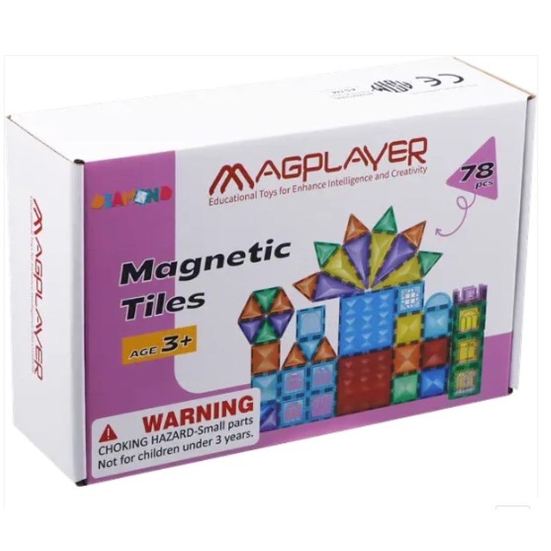 MAGPLAYER MAGNETNE KOCKE 78KOM