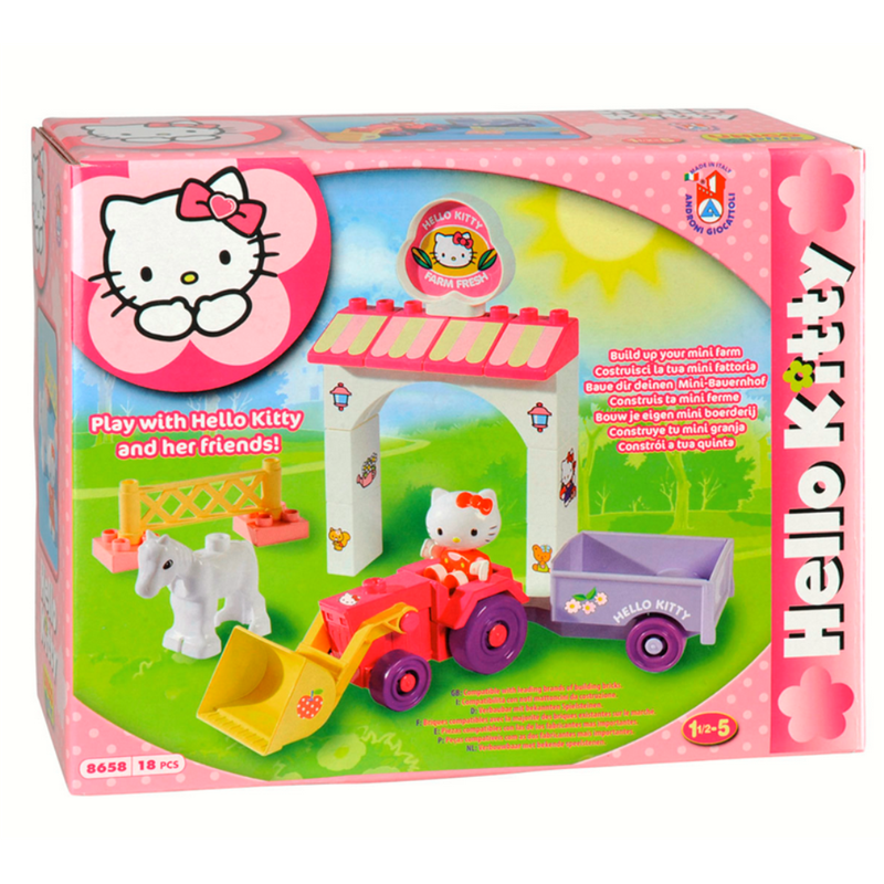 ANDRONI UNICOPLUS KOCKE MINI FARMA HELLO KITTY