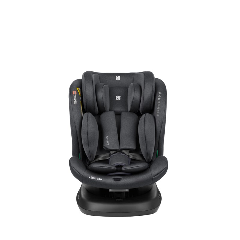 KIKKA BOO AUTOSJEDALICA SHIFT ISOFIX 0-36KG,DARK GREY