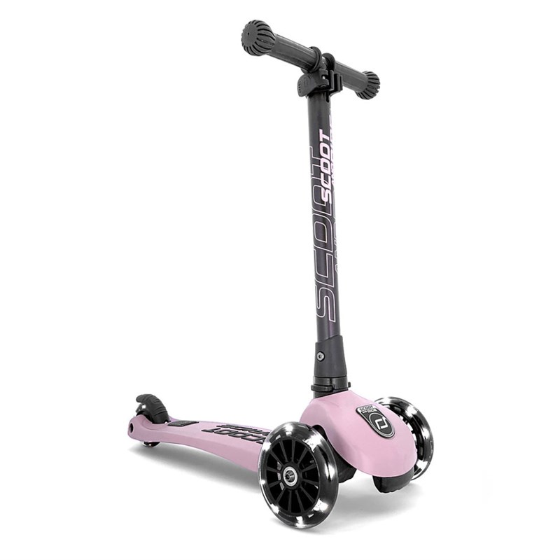 SCOOT AND RIDE ROMOBIL HIGHWAYKICK 3 LED ROSE