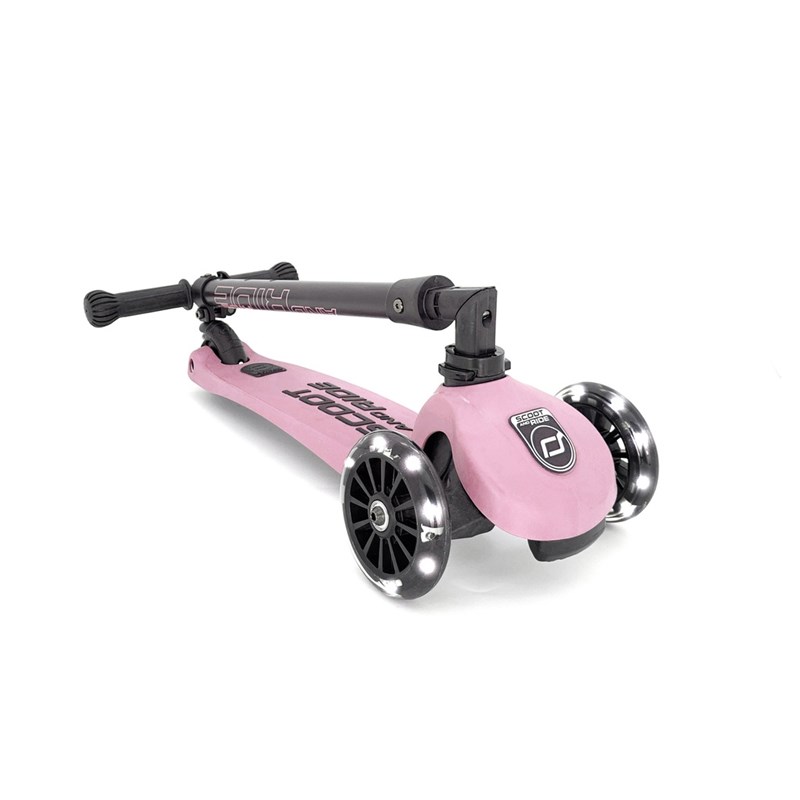 SCOOT AND RIDE ROMOBIL HIGHWAYKICK 3 LED ROSE